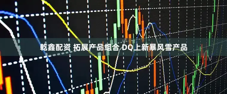 乾鑫配资 拓展产品组合 DQ上新暴风雪产品